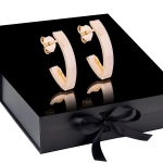 K1425 Złote kolczyki. Złote haczyki. 585