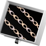 B353 Złota bransoletka. Elementowa. 585