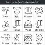 Znak zodiaku - Wzór C